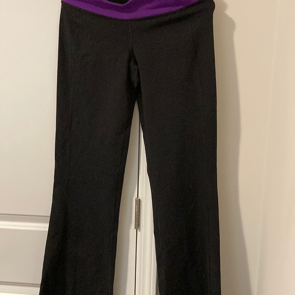 Champion Pants - Champion Women’s Yoga style pants- black with purple waistband.  Size Small